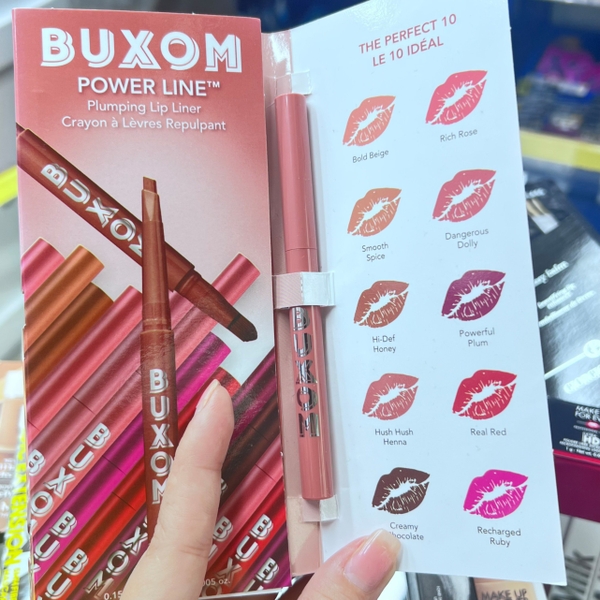 Sample Buxom Plumping Lip Liner - Hush Hush Henna