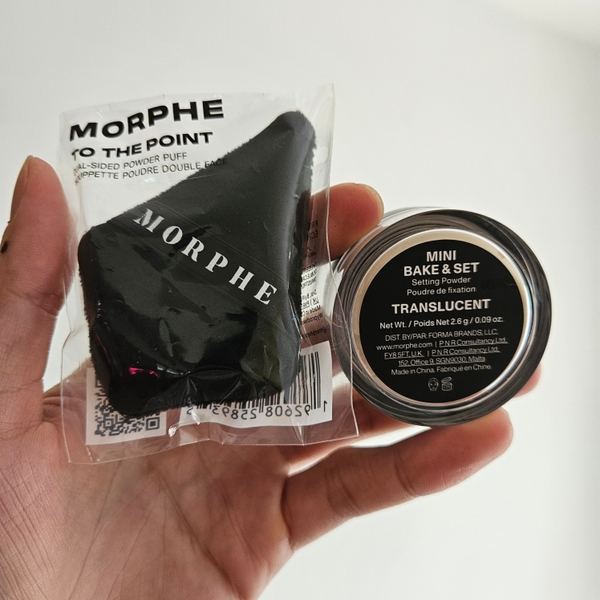 Set Phấn Phủ Và Bông Morphe