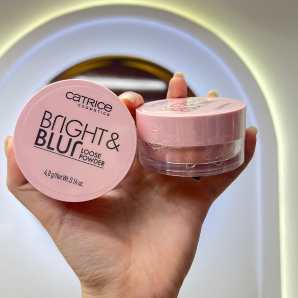 Phấn Phủ Catric Bright & Blur Loose - Soft Pink