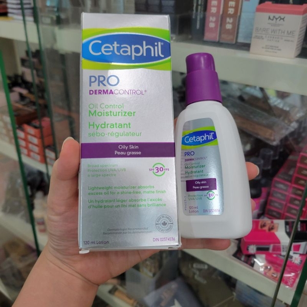 Kem dưỡng ẩm kiểm soát dầu Cetaphil pro DermaControl spf 30 120ml
