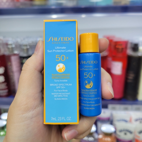 Kem chống nắng Shiseido Spf 50 mini 7ml dành cho mặt và cơ thể
