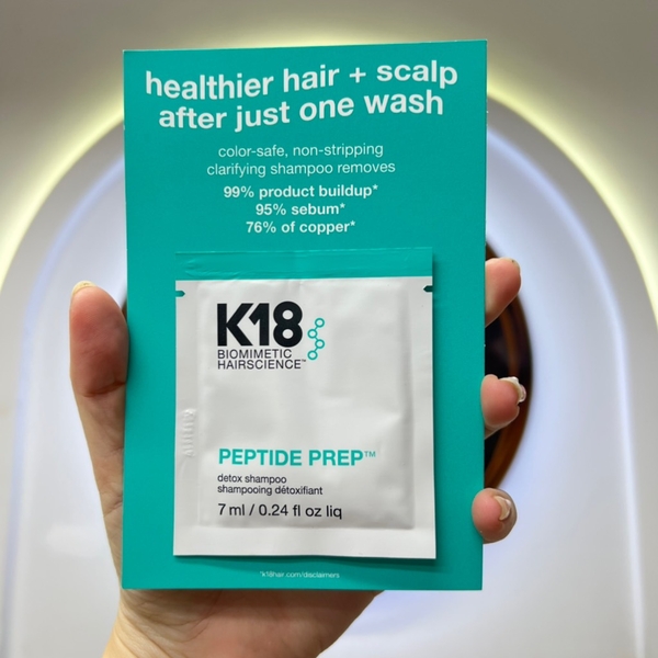 Sample dầu gội K18 Peptide Prep