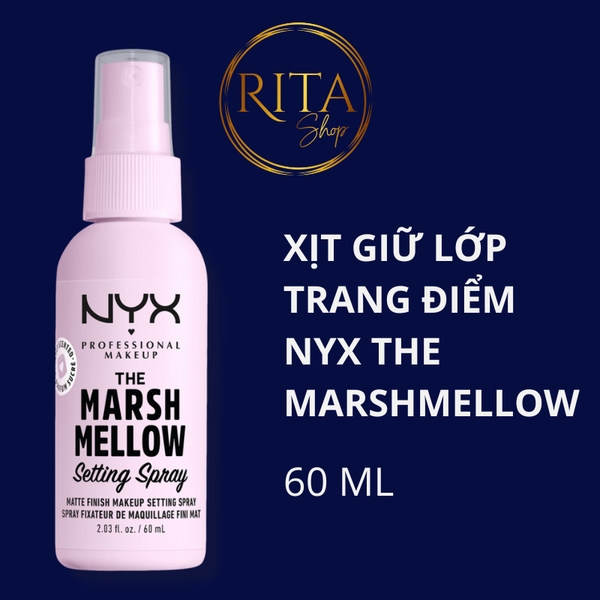 Xịt giữ lớp trang điểm NYX The Marshmellow Setting Spray