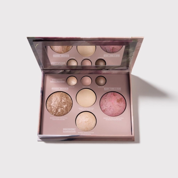 Bảng phấn đa năng tạo khối má hồng phấn phủ màu mắt Laura Geller the Best of the Best Baked Face Palette