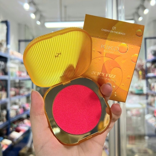 Kem má hồng Kiko Milano Juicy Fizz Cheeks You Up Blush 7g