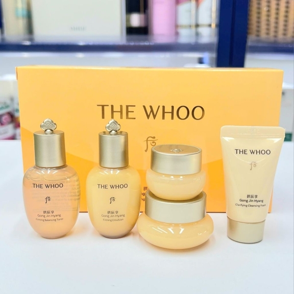 Set dưỡng ẩm làm sáng săn chắc da The Whoo Gong Jin Hyang Firming mini