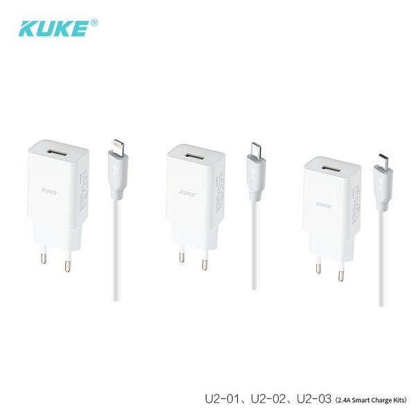 Sạc Bộ KUKE - U2-01 IP sạc nhanh 2.4A