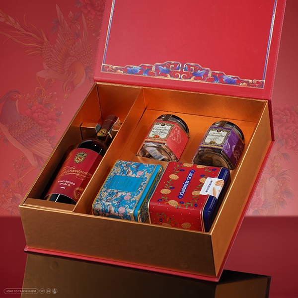 Hộp Quà Tặng Cát Tường La Carminaia Vino Rosso d’Italia