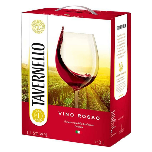 Rượu Vang Bịch Tavernello Vino Rosso BIB