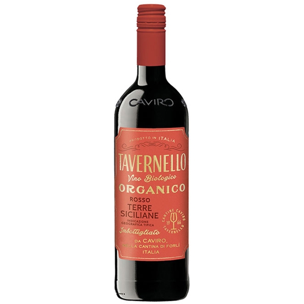 Rượu Vang Ý Tavernello Organico Rosso Terre Siciliane