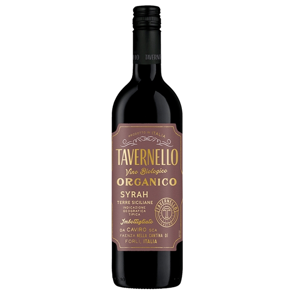 Rượu Vang Ý Tavernello Organico Syrah Terre Siciliane