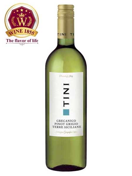 Rượu vang Ý Tini Grecanico Pinot Grigio Terre Siciliane