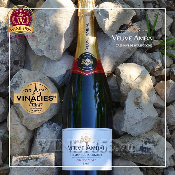 Vang Sủi Veuve Ambal Crémant De Bourgogne Grande Cuvée Brut