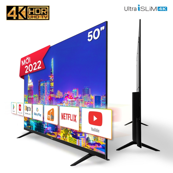 SMART TV Ultra iSLIM 4K 50” – 50U72