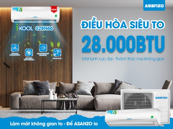 ĐIỀU HÒA KHÔNG KHÍ ASZ S28N66 (28000BTU)