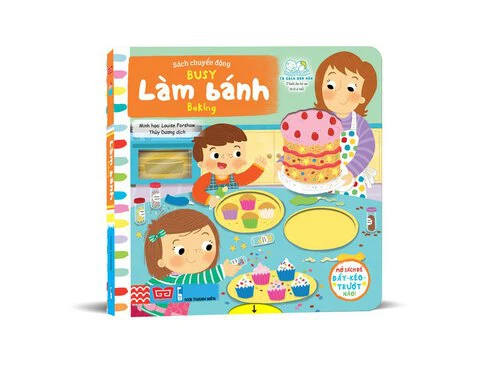 Sách Chuyển Động - Busy - Baking - Làm Bánh