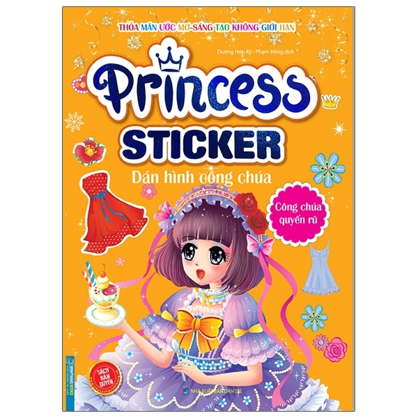 Princess Sticker - Dán Hình Công Chúa - Công Chúa Quyến Rũ