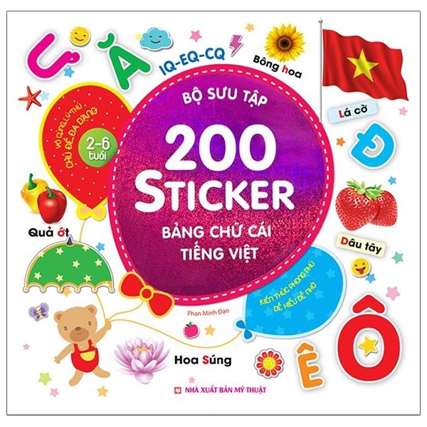 Bộ Sưu Tập 200 Sticker - Bảng Chữ Cái Tiếng Việt