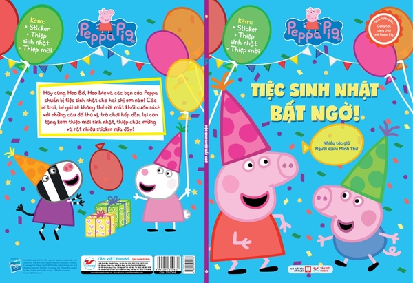 Sách Tương Tác - Cùng Học Cùng Chơi Với Peppa Pig - Tiệc Sinh Nhật Bất Ngờ