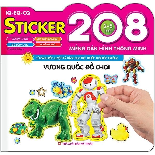 208 Miếng Dán Hình Thông Minh - IQ-EQ-CQ - Vương Quốc Đồ Chơi