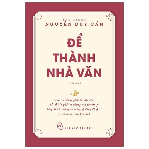TS Thu Giang - Để thành nhà văn