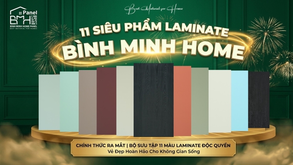Ra mắt 11 màu laminate mới cao cấp