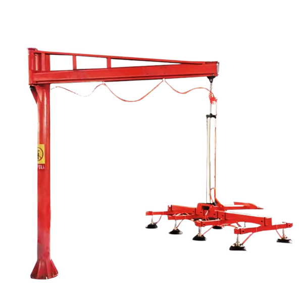 Máy Cấp Liệu Cắt Laser Tự Động – Thiết Bị Nâng Hạ Tấm Kim Loại Bằng Cốc Hút Chân Không Khí Nén Và Điện