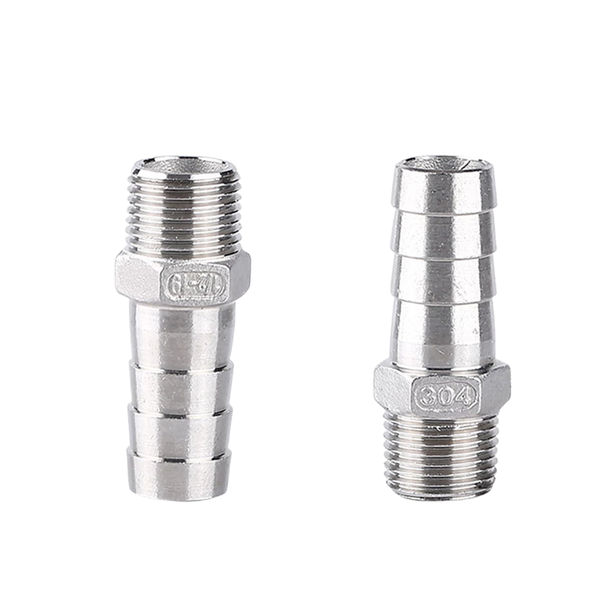 Đầu Nối Ống Mềm Ren Ngoài Inox 304 Lục Giác Chuyển Đổi Kích Thước