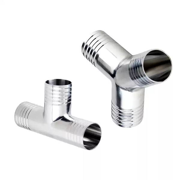 Đầu nối hình chữ Y và chữ T ống mềm 3 chiều bằng thép không gỉ