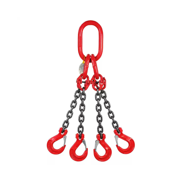 Dây xích cẩu, móc đôi, móc bốn, vòng nâng, móc cẩu, xích thép cường độ cao cấp G80