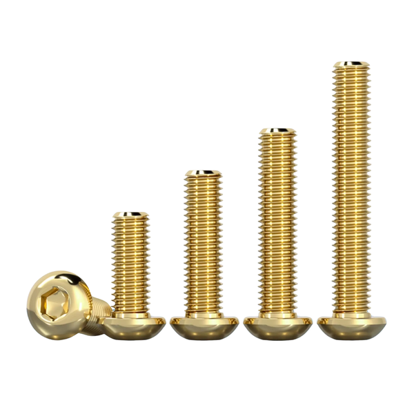 Ốc vít đầu bán lục giác bằng đồng thau M3, M4, M5, M6, M8