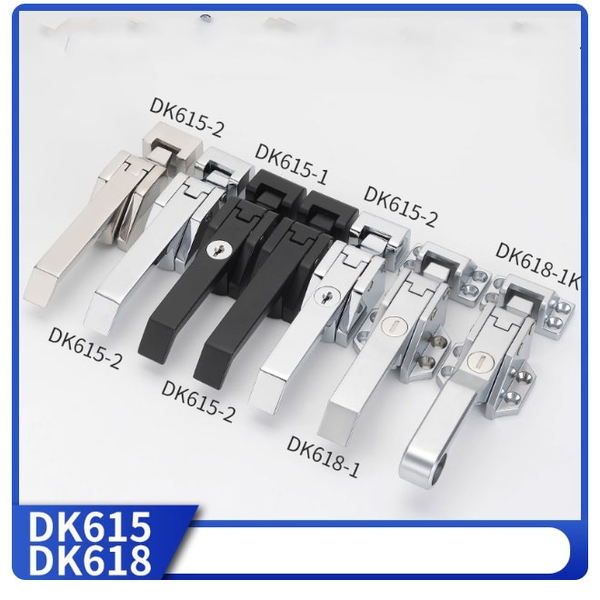 Khóa Tay Kéo DK615/618 – Hợp Kim Kẽm, Dạng Vuông, Tay Nắm Cửa Tủ Đông Công Nghiệp/Thiết Bị Lạnh