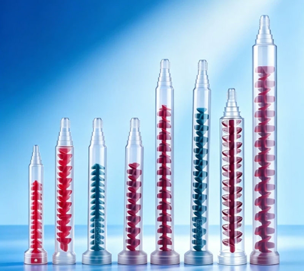 Ống Trộn Động AB RM12-26 Đầu Tròn Kèm Kim Bơm
