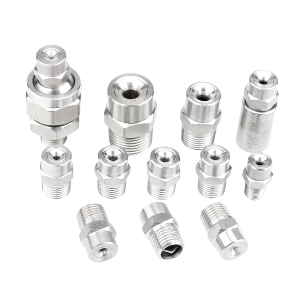 Đầu Phun Hình Nón Đặc Góc Rộng 120 Độ Inox 304 Áp Suất Cao – Phun Sương Làm Mát, Khử Bụi