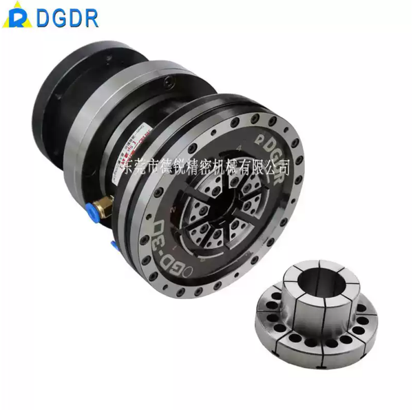 Mâm cặp quay khí nén độ chính xác cao màng mỏng GD103065, trục chính thẳng đứng