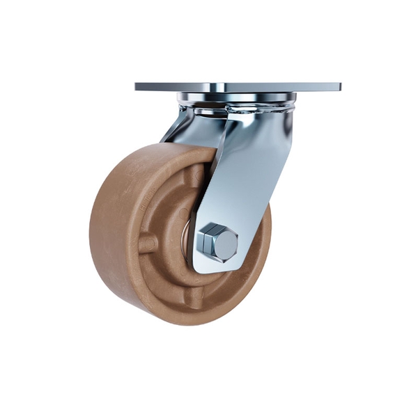 Bánh xe chịu nhiệt độ cao 300°C – bánh xe công nghiệp nylon bền – xoay 360°