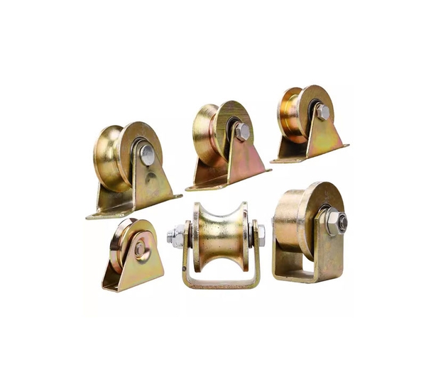 Bánh xe cửa trượt rãnh V phi 80, 100, 120, 150