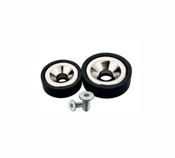 Nam Châm Tròn Lỗ Âm Bọc Cao Su Polyurethane BMQ05 / BMQ06 Phi 10-12-15-20mm