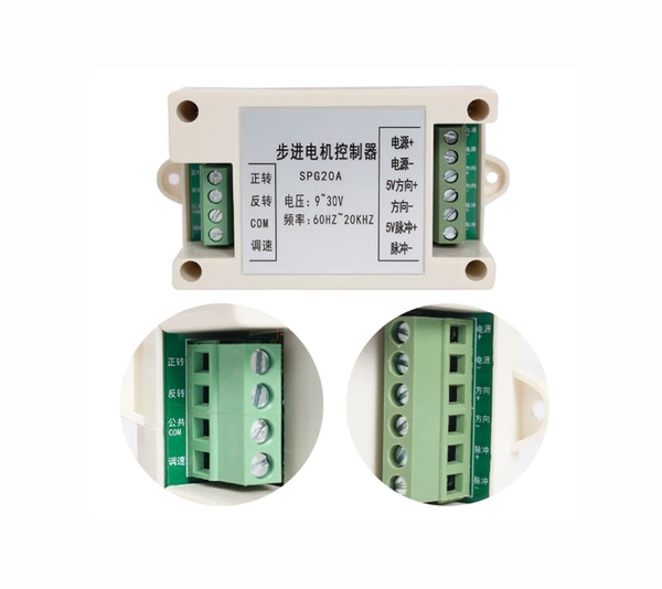 Bộ Điều Khiển Step/Servo SPG20A Đơn Trục Điều Tốc Thuận Nghịch Phát Xung PLC Mini