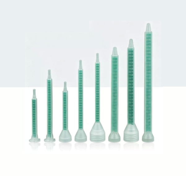 Ống Trộn Tĩnh AB FMC Dạng Vuông – Đầu Khóa Bayonet/Ren Vặn, Đầu Ra Tròn, Chống Ăn Mòn & Chịu Áp Lực