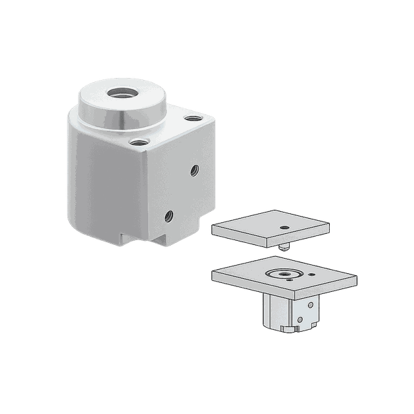 Khóa kẹp chốt côn khí nén tác động đơnkép PPHC0621S-SUS PPHC0623D-SUS