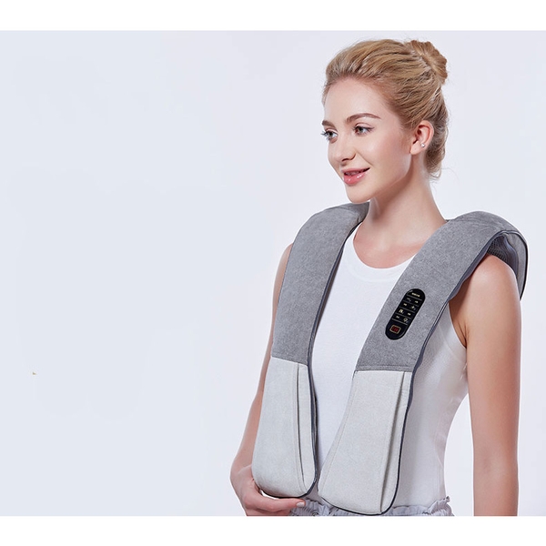 Máy massge đấm lưng cổ, vai gáy, lưng eo, với 10 bài đấm cổ truyền linh hoạt KD881A