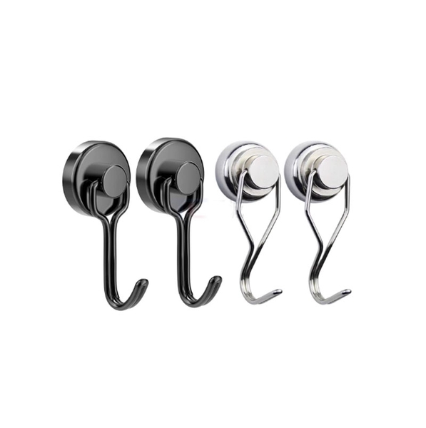 Móc treo từ tính xoay 360° – Móc nam châm đa năng, móc kim loại dán tường, treo đồ gia dụng tiện lợi