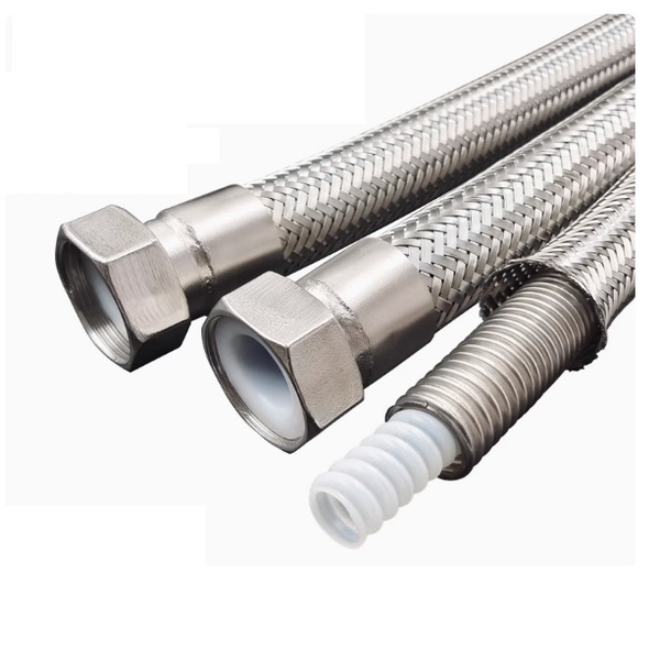 Ống Kim Loại Mềm Lõi PTFE Bọc Inox – Chống Ăn Mòn, Lõi Teflon