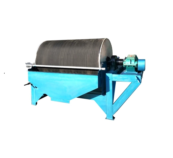 Máy tuyển từ trống tách quặng than, sắt, loại bỏ tạp sắt, tự dỡ liệu, nam châm vĩnh cửu, dùng cho khô & ướt
