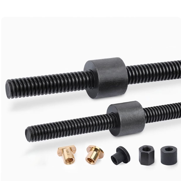 Trục Vít Me Ren thép TR8 10 12 16 20 22 24 25 28 30 36 40