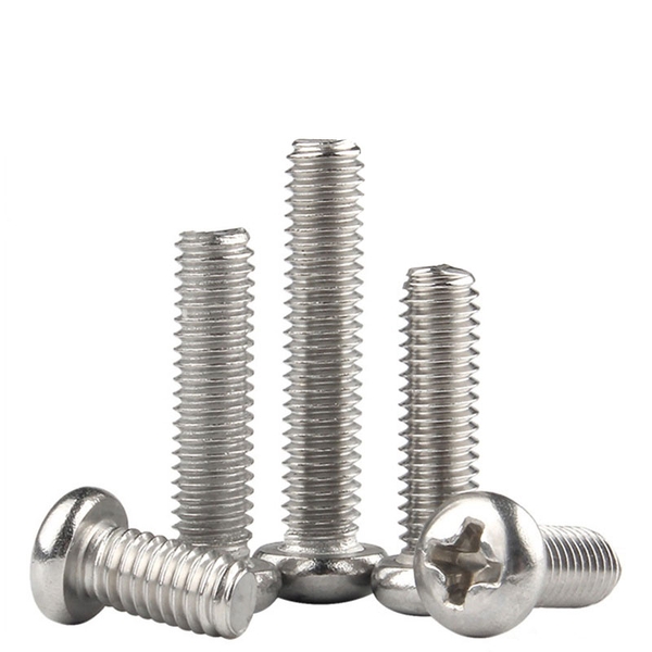 Vít Đầu Tròn Chữ Thập Bằng Thép Không Gỉ 304 m1 m1.2 m1.4 m1.6