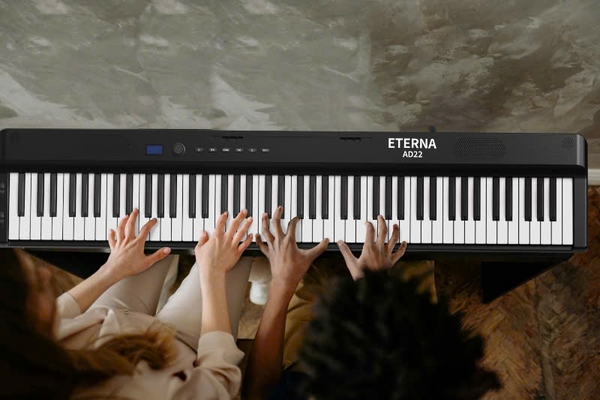 Âm thanh mô phỏng chân thực piano điện eterna ad22