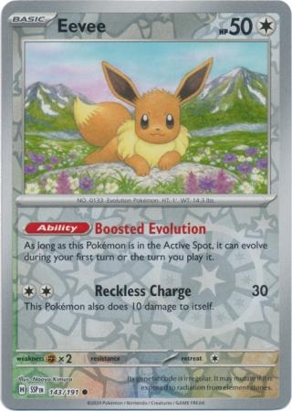Eevee - 143/191 - Common Reverse Holo