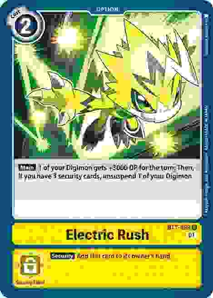 Electric Rush - BT7-099 U - Uncommon